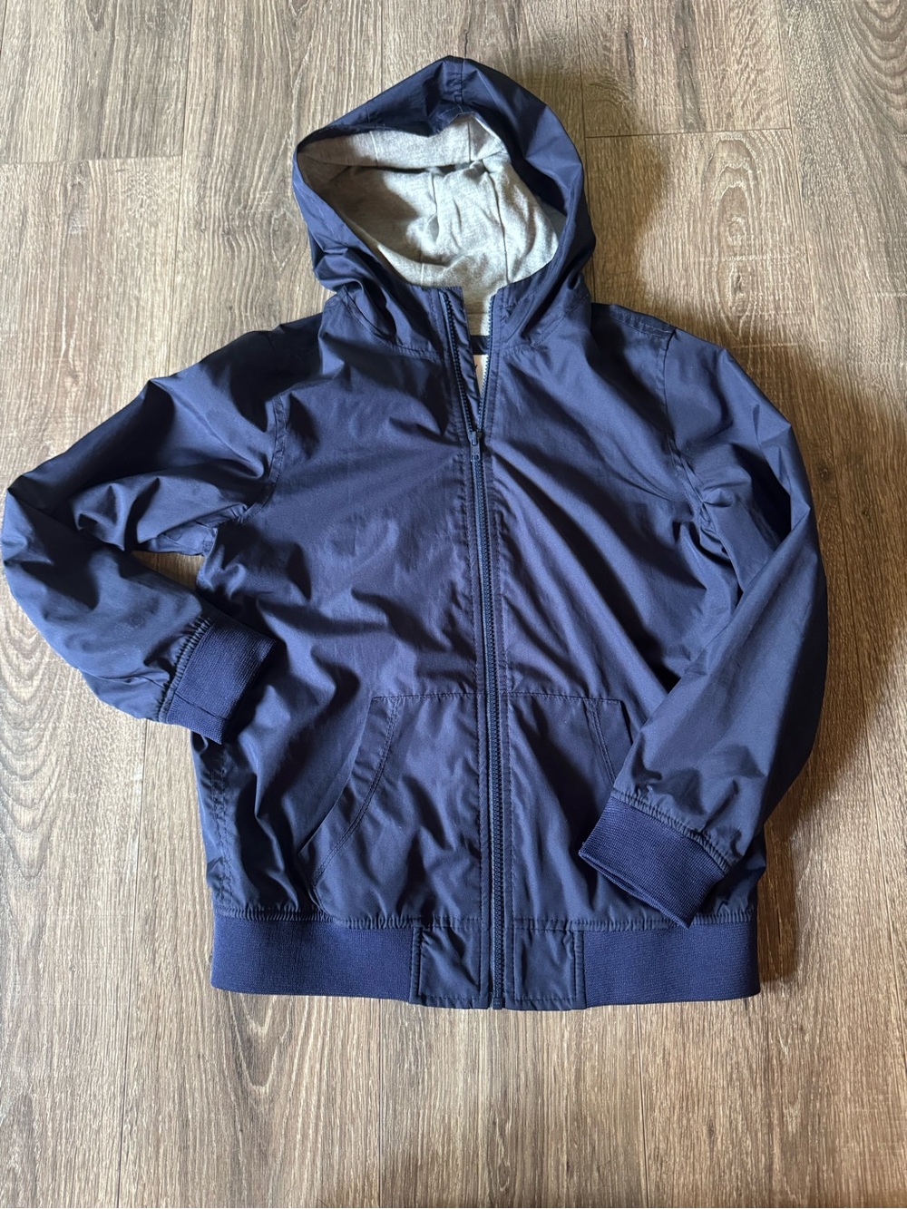 Old Navy Navy Hooded Wind Breaker for Kids
